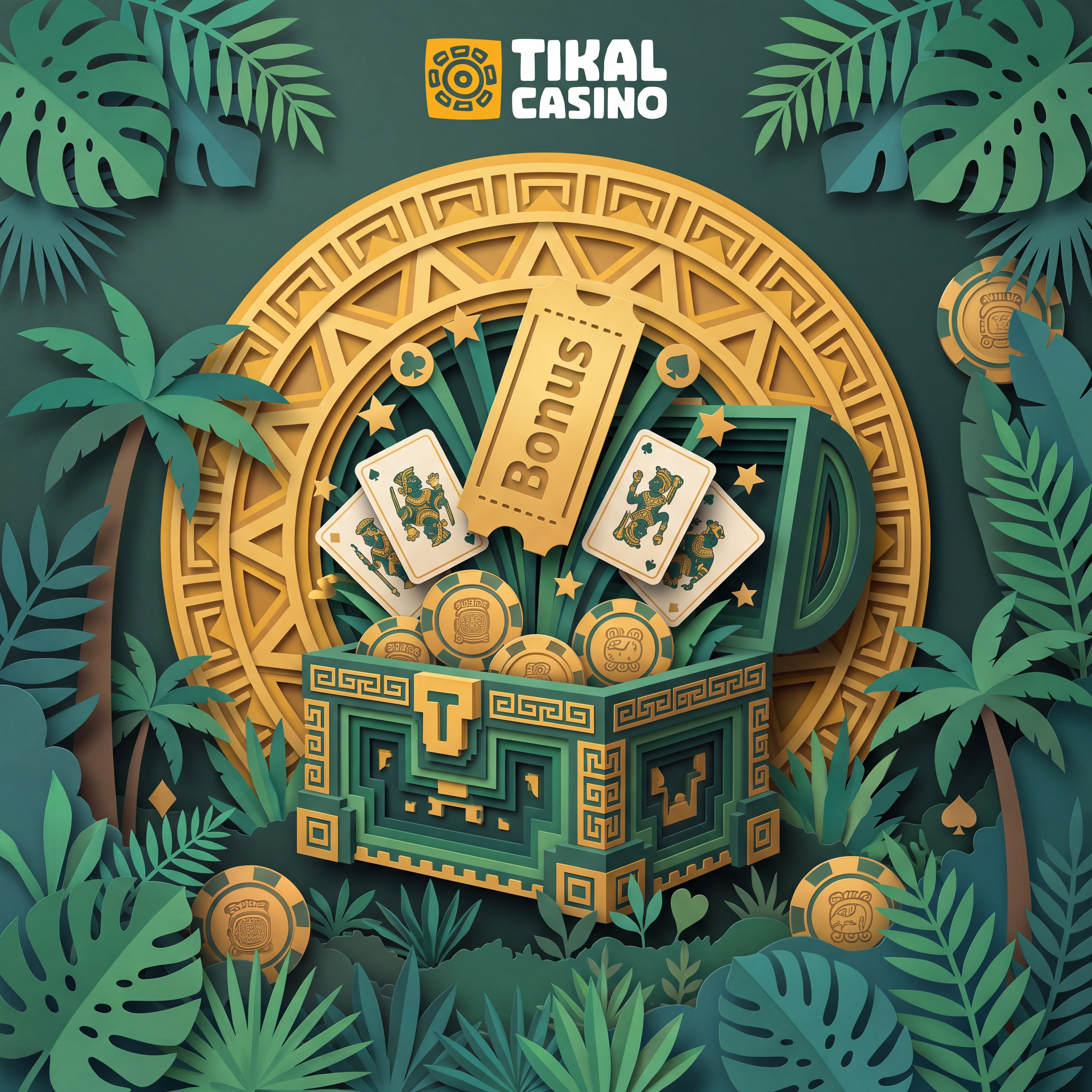 Tikal Casino hidden treasure bonus