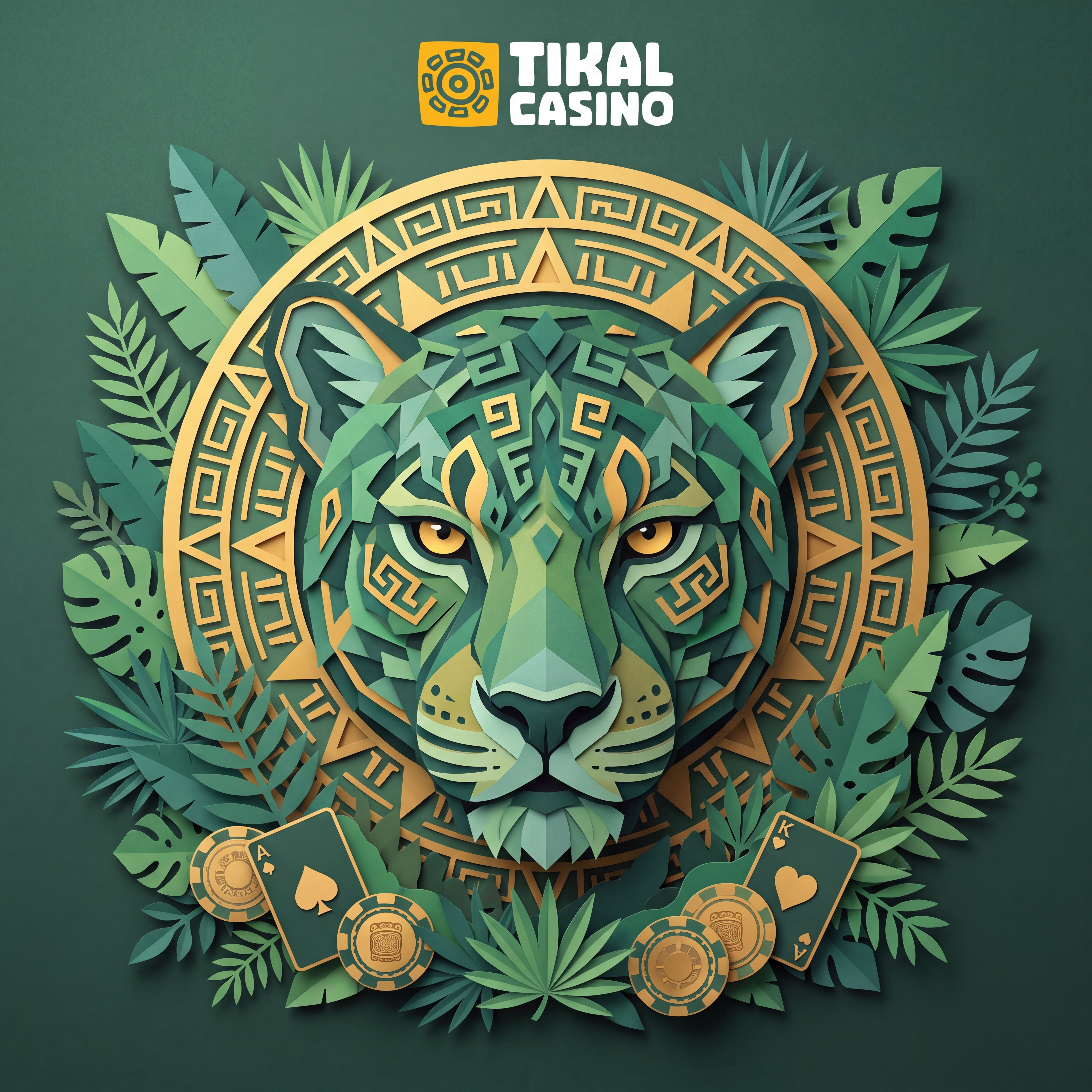 De smaragdgroene jaguar van Tikal Casino