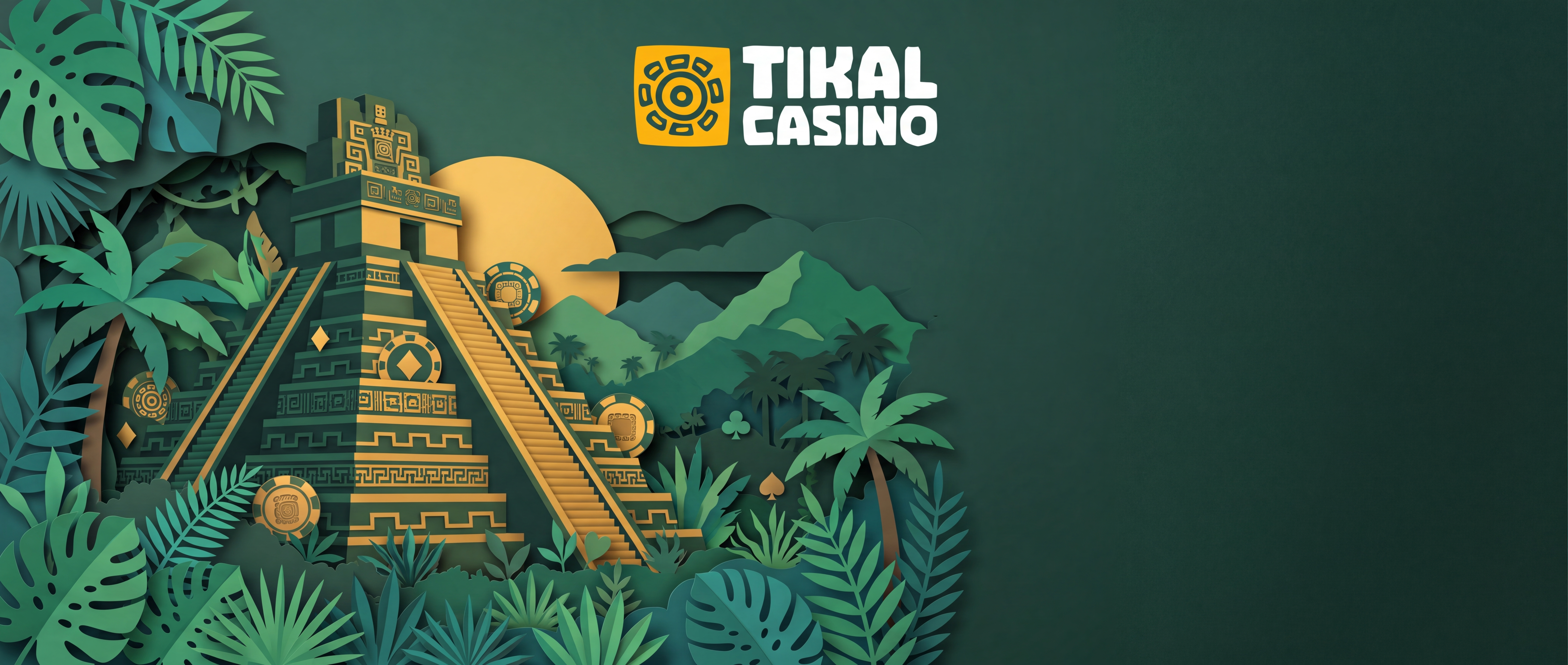 Tikal Casino — gouden tempel in een smaragdgroene jungle